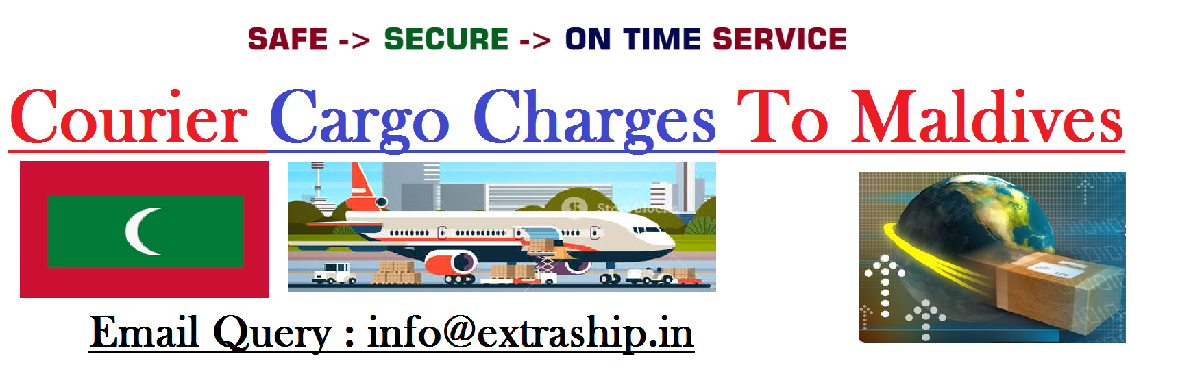 Courier & Parcel Charges From Mumbai to Male