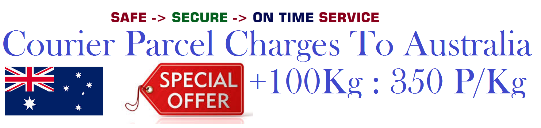 Courier & Parcel Charges From New Delhi to Canberra